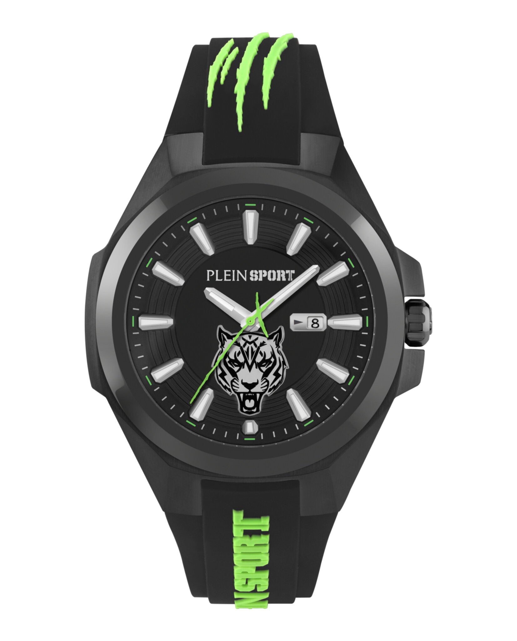 

Часы Tigermaster из силикона PLEIN SPORT, черный/черный/черный