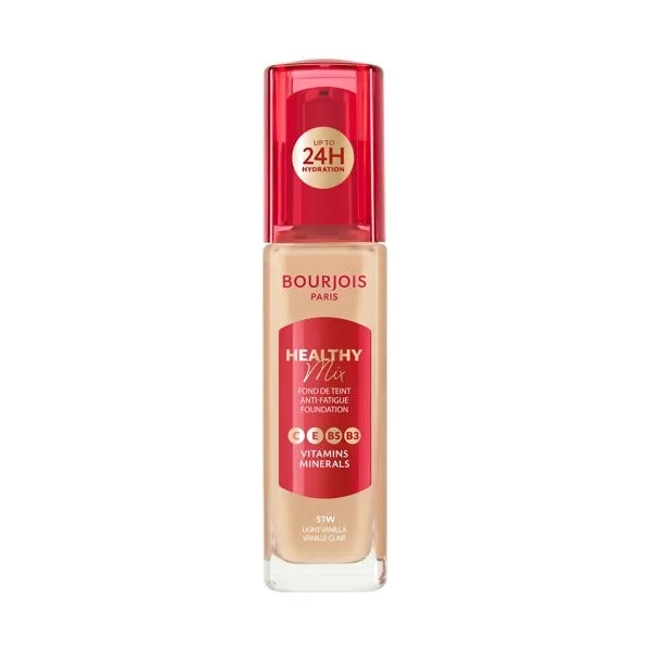 Тональная основа BOURJOIS Healthy Mix Foundation, 51W Light Vanilla