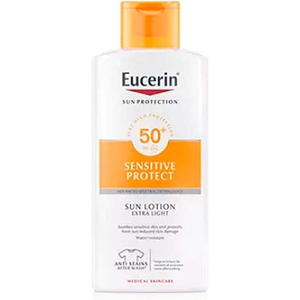 

Солнцезащитный лосьон Sensitive Protect Extra Light Spf50+ 400 мл, Eucerin