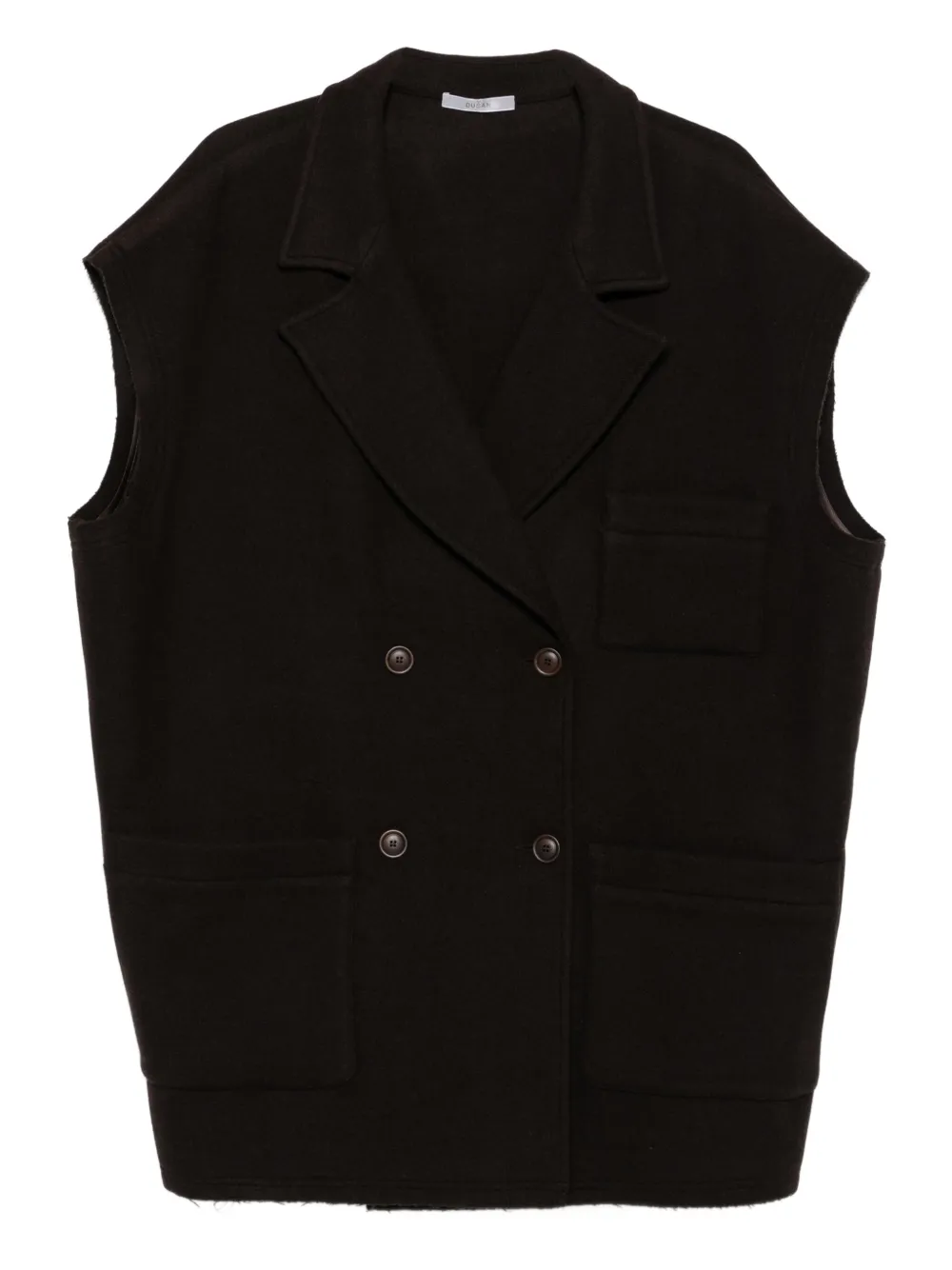 

Двубортный пиджак с карманами Dusan, коричневый