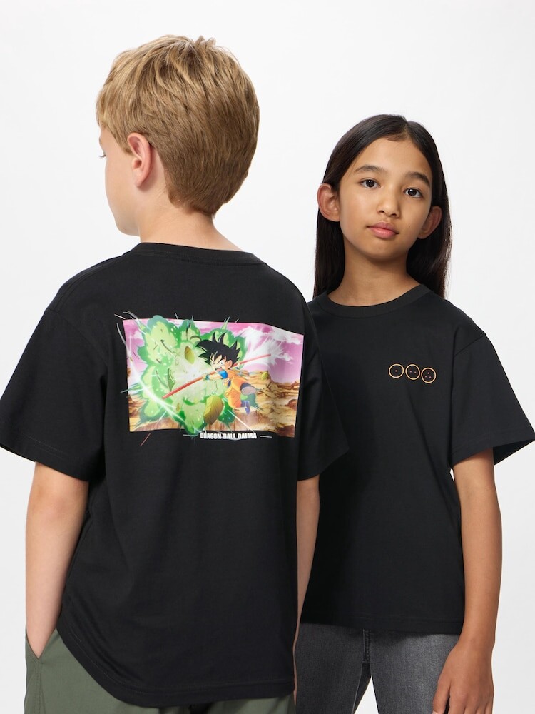 

Футболка с графическим принтом Dragon Ball Daima Ut Uniqlo, цвет 09 черный