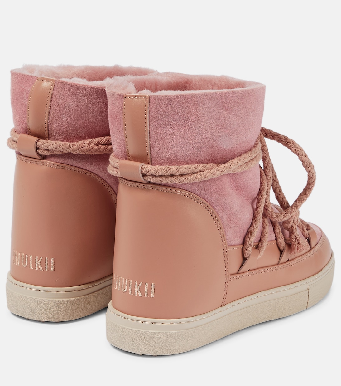 Ботильоны из натуральной кожи Sneaker Classic Inuikii, Rose — фото 3