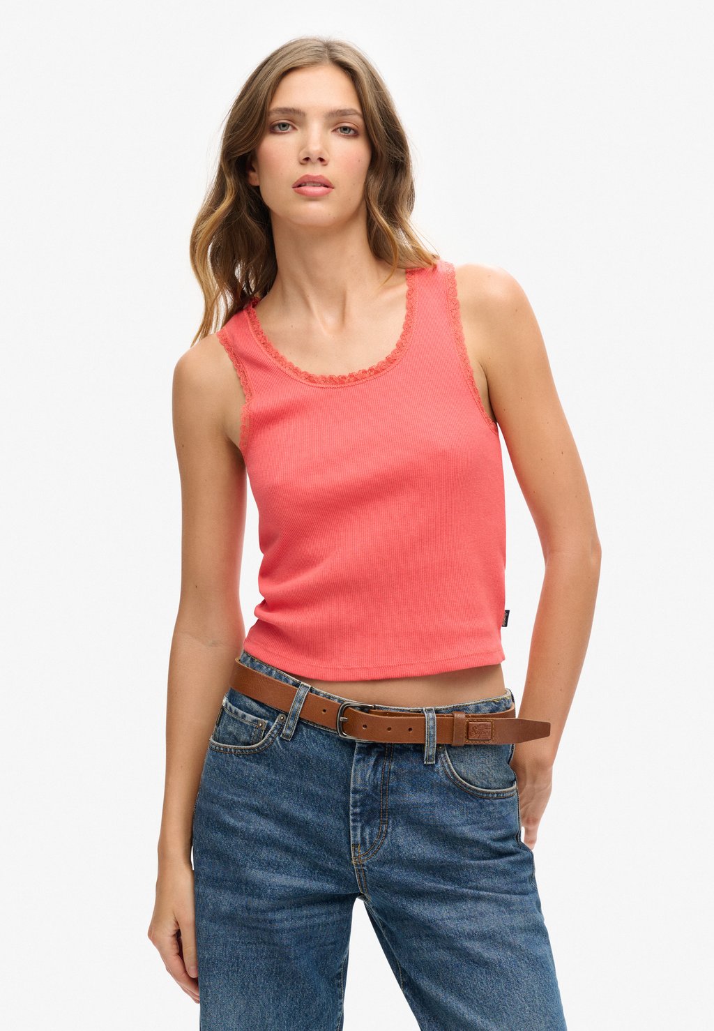 

Топ VINTAGE TRIM Superdry, коралловый