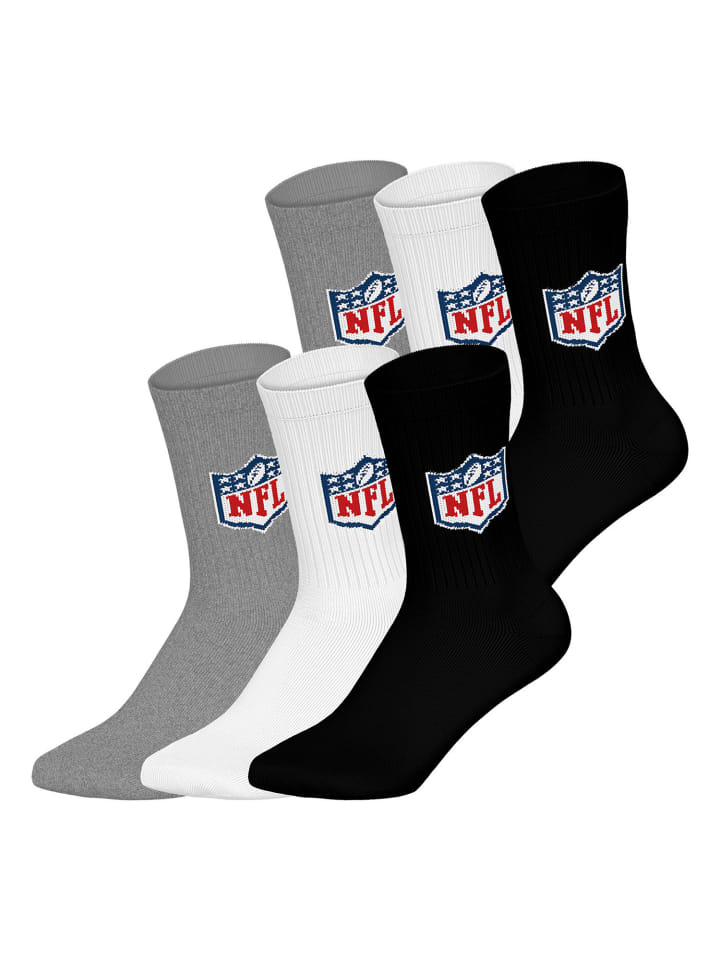 

Повседневные носки NFL Shield Crew в расцветке MGR/WHT/BLK