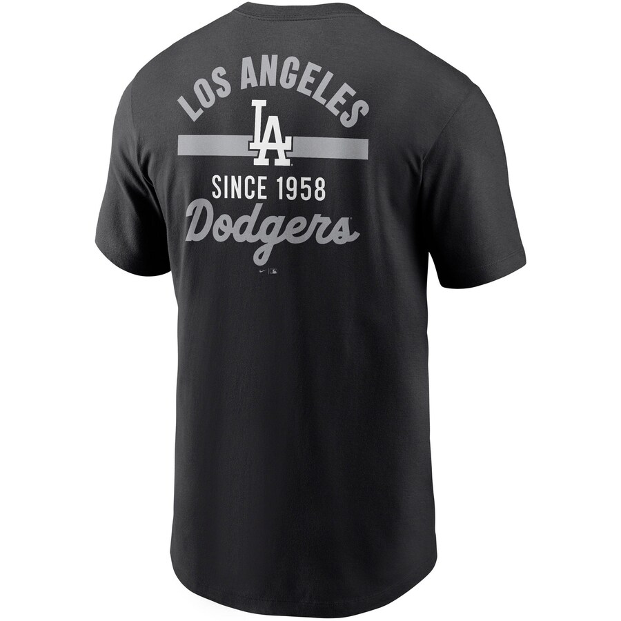 Футболка Performance NIKE Los Angeles Dodgers, черный — фото 2