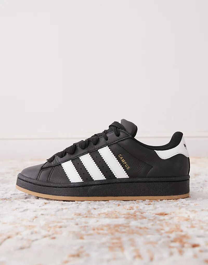 Кроссовки Campus 00 в черно-белом цвете adidas Originals — фото 2
