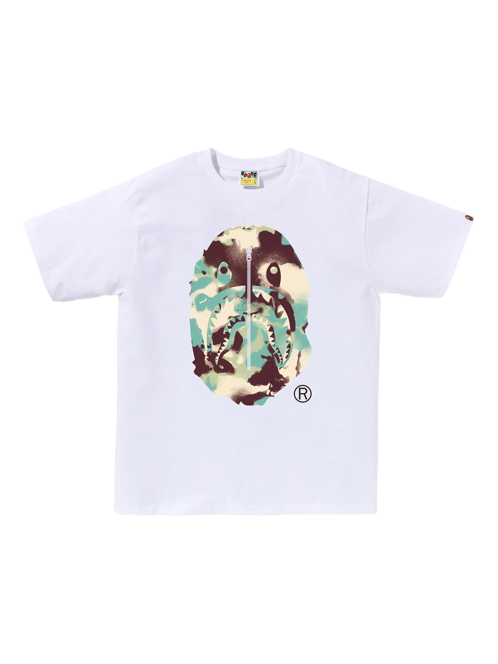 

Футболка с принтом A Bathing Ape, белый