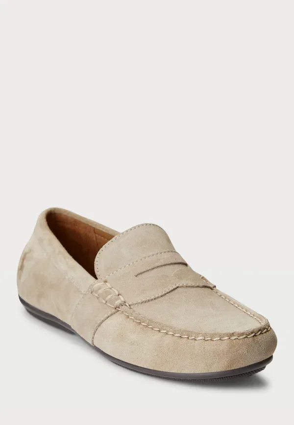 Мокасины Reynold suede driver moccasins Polo Ralph Lauren, молочный — фото 2