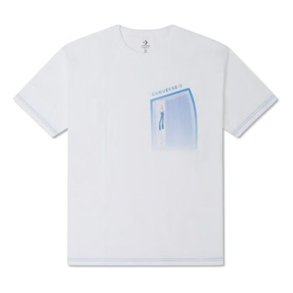 

Футболка Converse Zip Pocket T-shirt 'White' 10025872-A01, белый