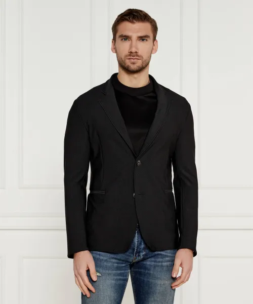 

Элегантный жакет Slim fit Emporio Armani, черный
