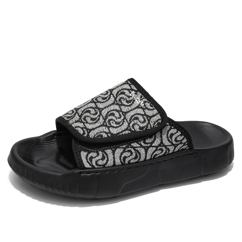 

Сандалии-слайдеры с противоскользящей подошвой и износостойкими подошвами для мужчин Budding Bear, Black