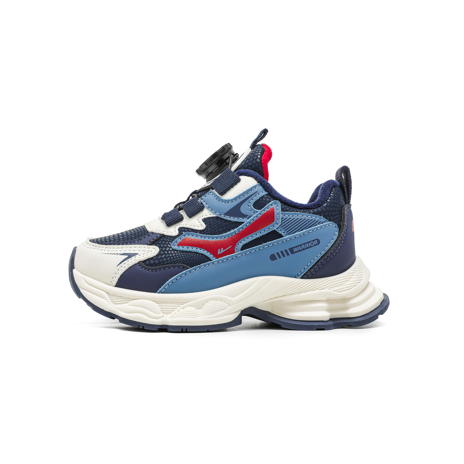 Детские кроссовки Waterproof And Slip Resistant WARRIOR, черный/темно-серый/розовый (fleece-lined) — фото 3