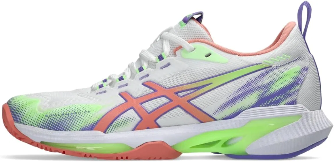 Кроссовки для падел-тенниса ASICS SONICSMASH FF, белые/Guava