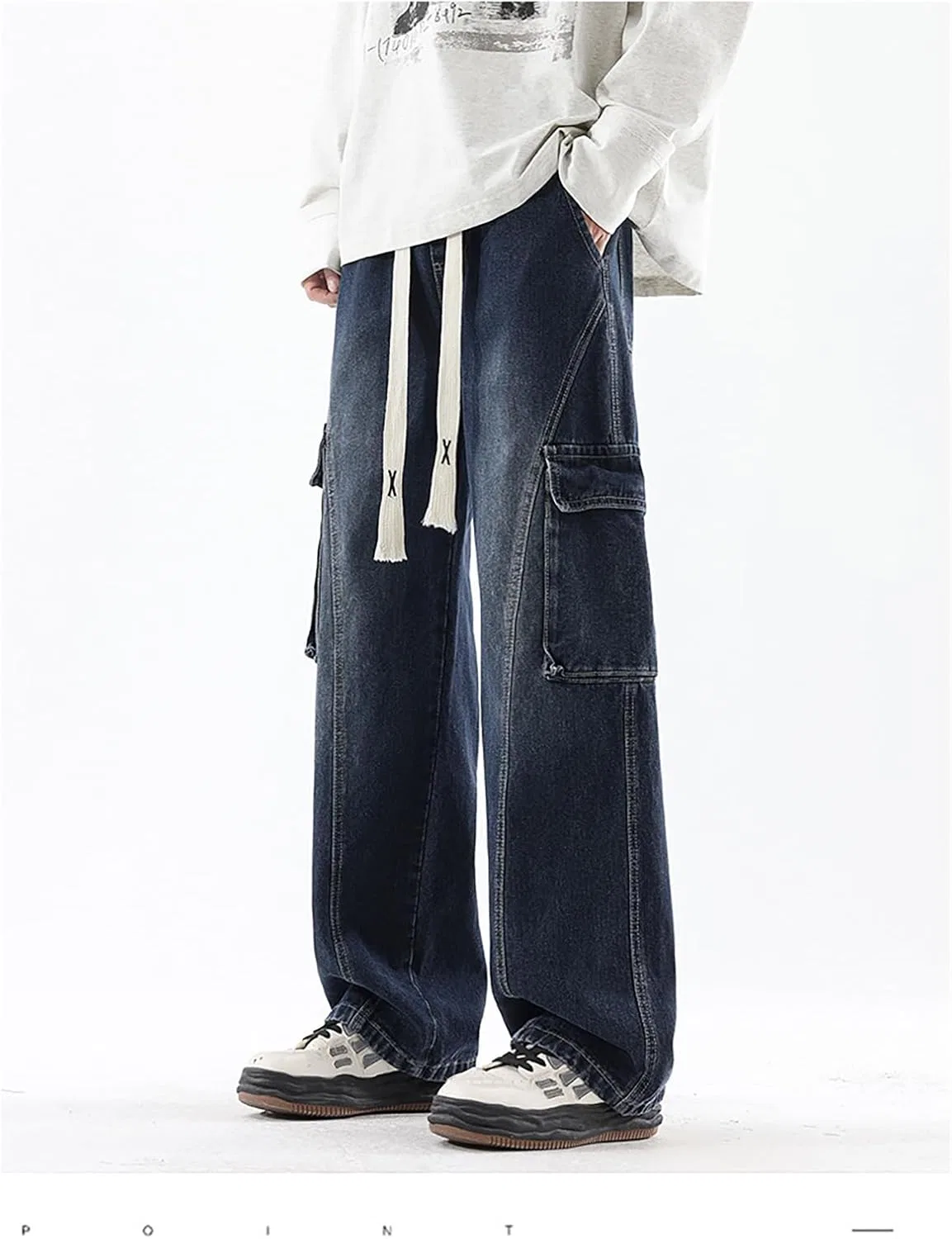 Джинсы свободные Retro Denim Baggy Cargo, 8 — фото 3