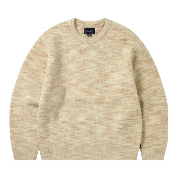 

Свитер thisisneverthat Static Knit Sweater Beige, желто-коричневый