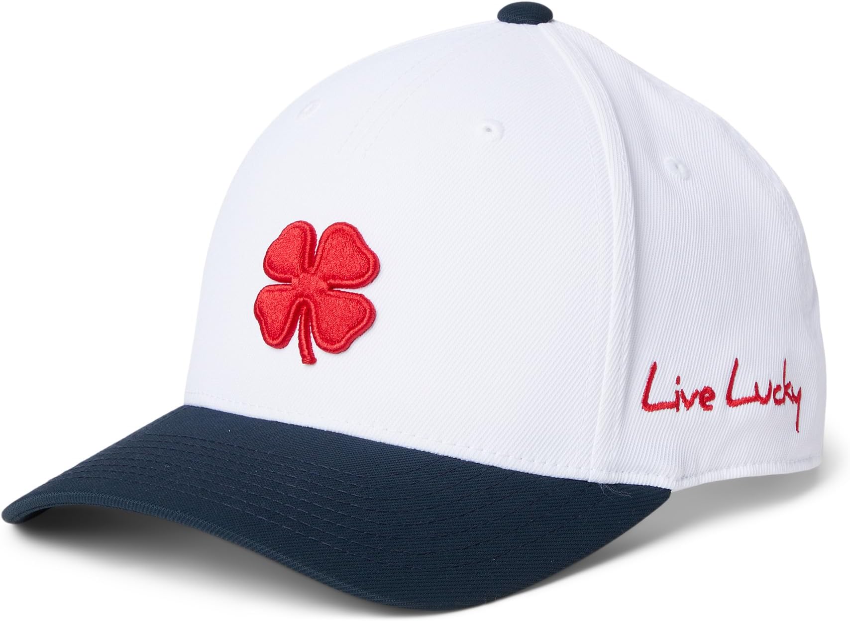 

Бейсболка Black Clover Superior 3 Adjustable Hat, цвет White/Navy Hat/3d Red Clover