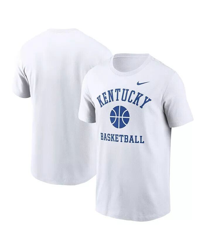 

Мужская белая футболка с изображением баскетбольной команды Kentucky Wildcats Nike