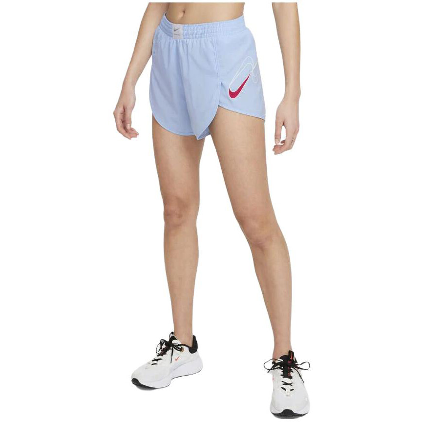 Повседневные шорты женские светло-голубые Nike — фото 4