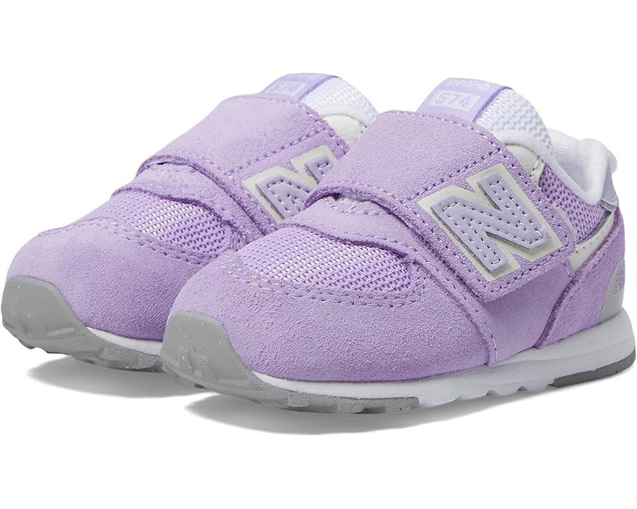 

Кроссовки New Balance Kids 574 New-B Hook & Loop, цвет Lilac Glo/Bright Lavender