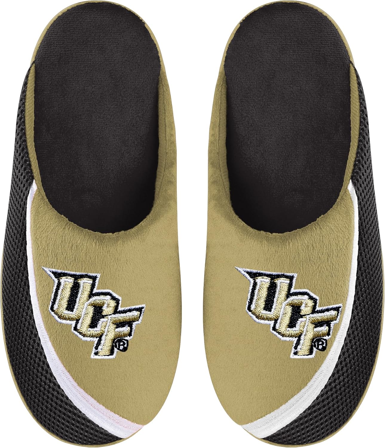 

Мужские тапочки FOCO NCAA 2022 с большим логотипом и цветной окантовкой, Ucf Knights
