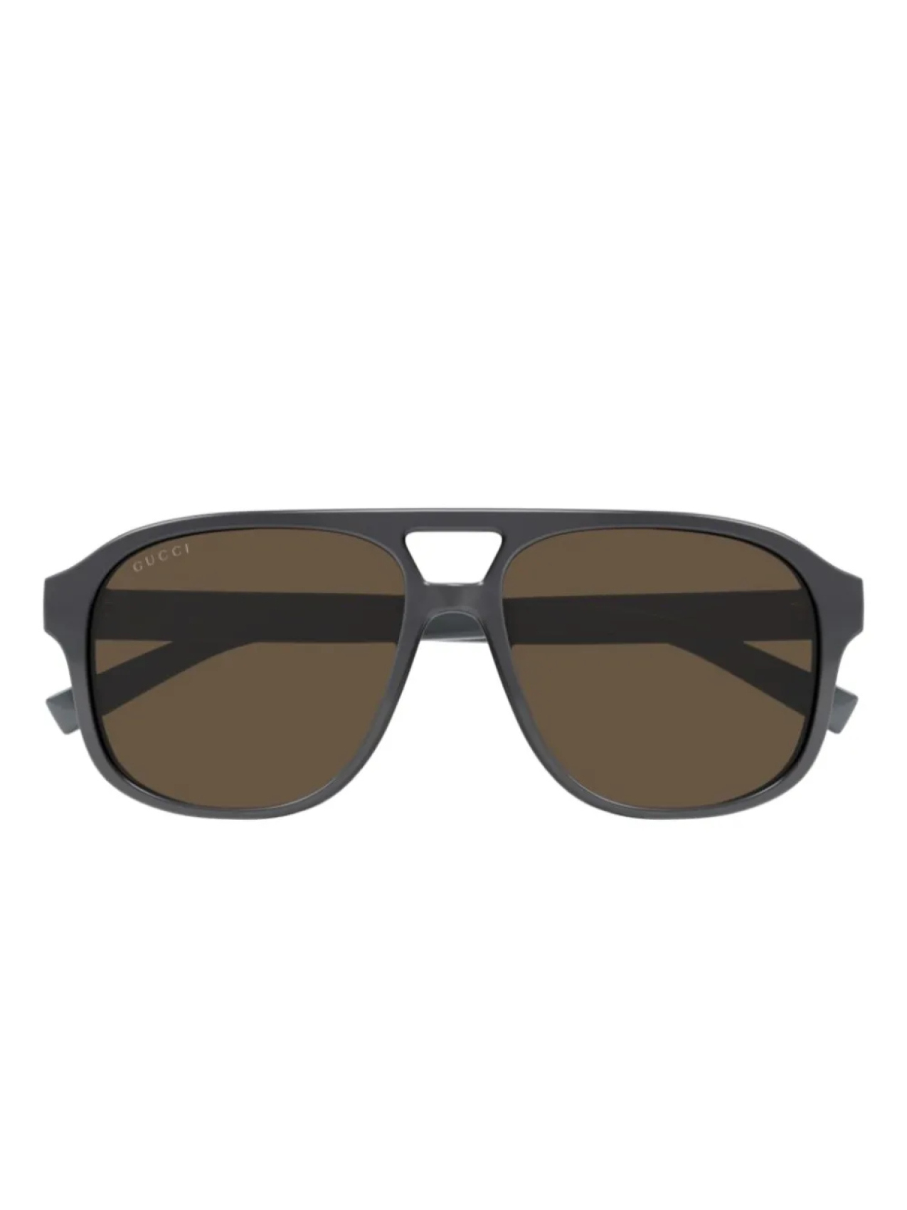 

Солнцезащитные очки в оправе «пилот» Gucci Eyewear, серый