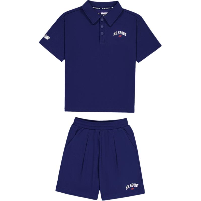 

Повседневный спортивный костюм для начальной школы New Balance (Темно-синий)