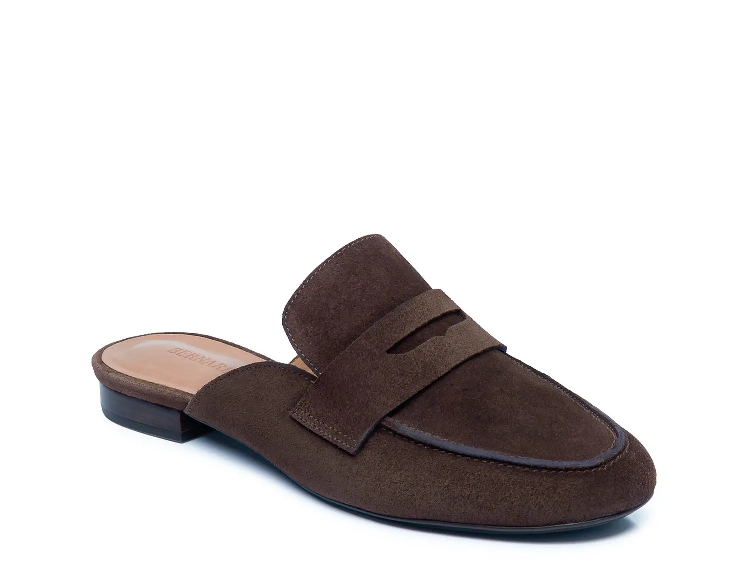 Балетки Bernardo Balda Mule, Chocolate Suede