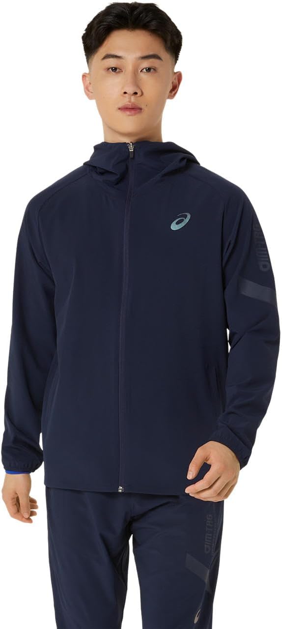 

Толстовка ASICS AIM-TRG Stretch Woven Training Hoodie (2031E722) унисекс для взрослых, темно-синий