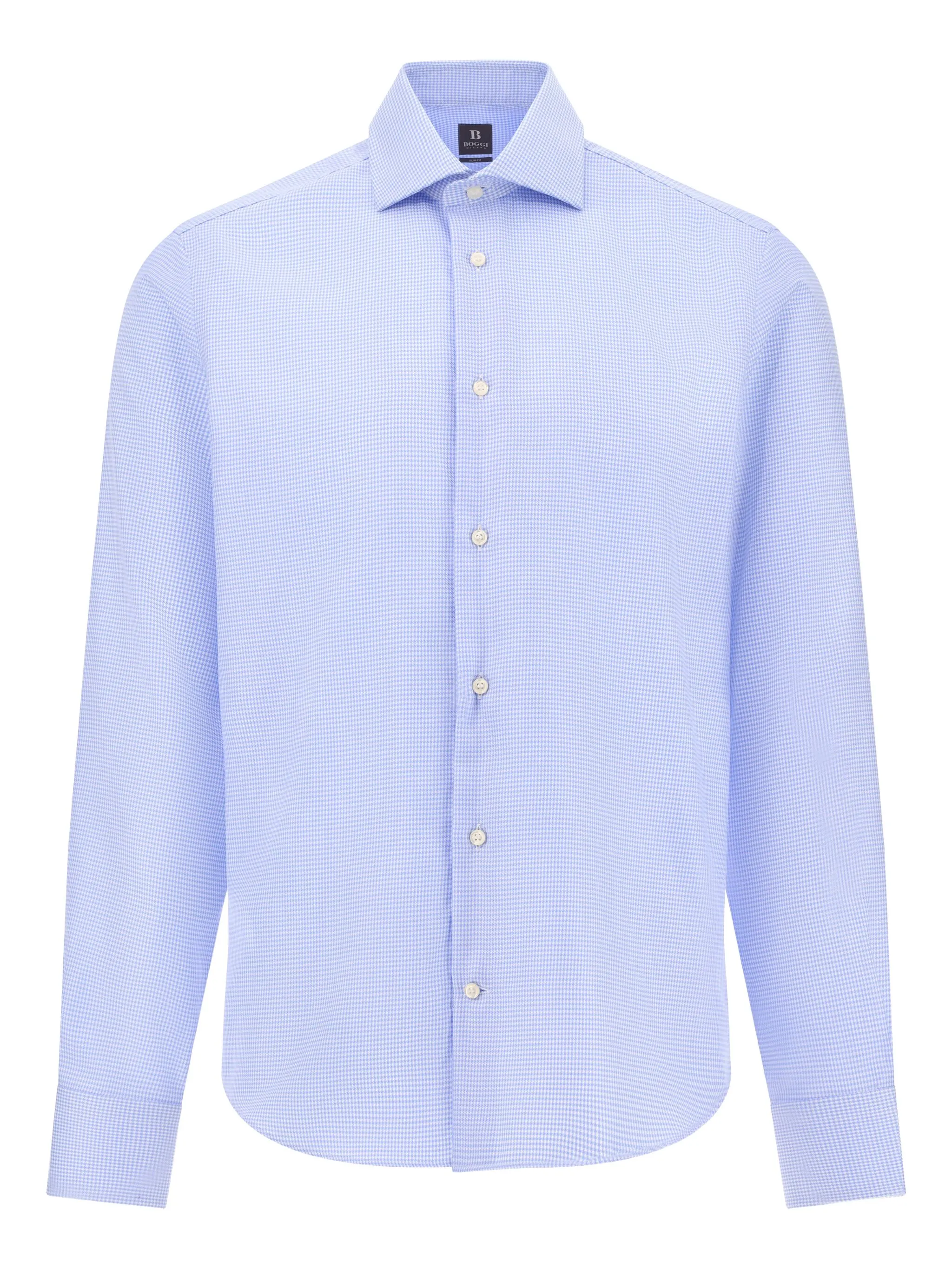

Рубашка в ломаную клетку Boggi Milano, синий