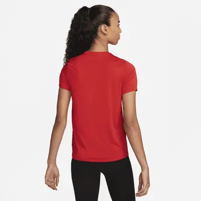 Футболка Nike Dri-FIT, цвет University Red/White — фото 3