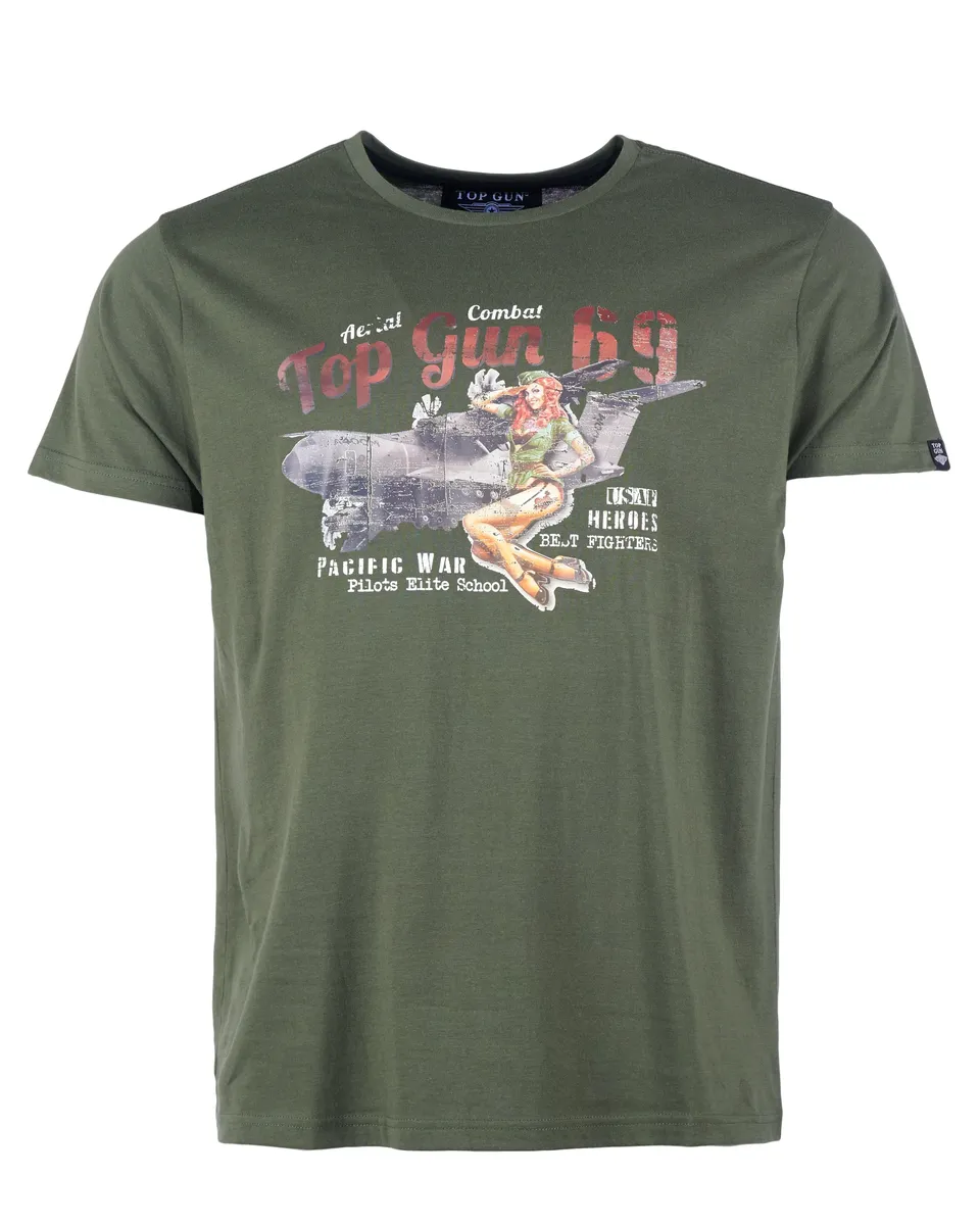 

Футболка TOP GUN "TG20213026", оливковый
