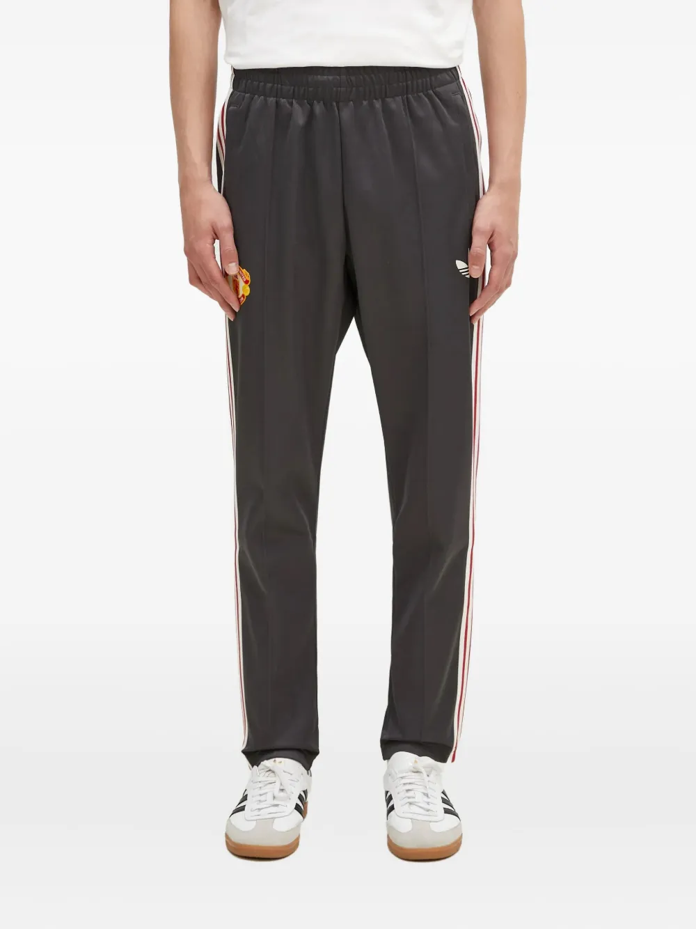

Брюки с лампасами adidas, серый