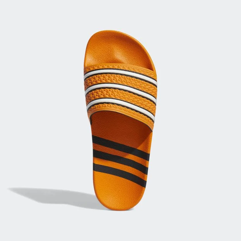 Женские шлепанцы Adidas Adilette Aqua, ярко-оранжевый/черный/белый — фото 4