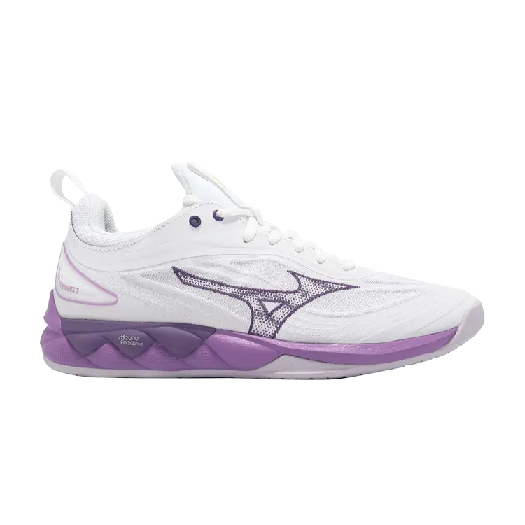 Кроссовки Wmns Wave Luminous 3, цвет White Patrician Purple