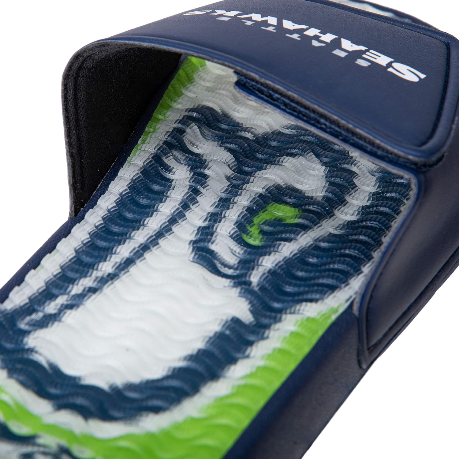 Мужские спортивные шлепанцы Legacy FOCO Commanders NFL, Seattle Seahawks 13-14 Wordmark — фото 2