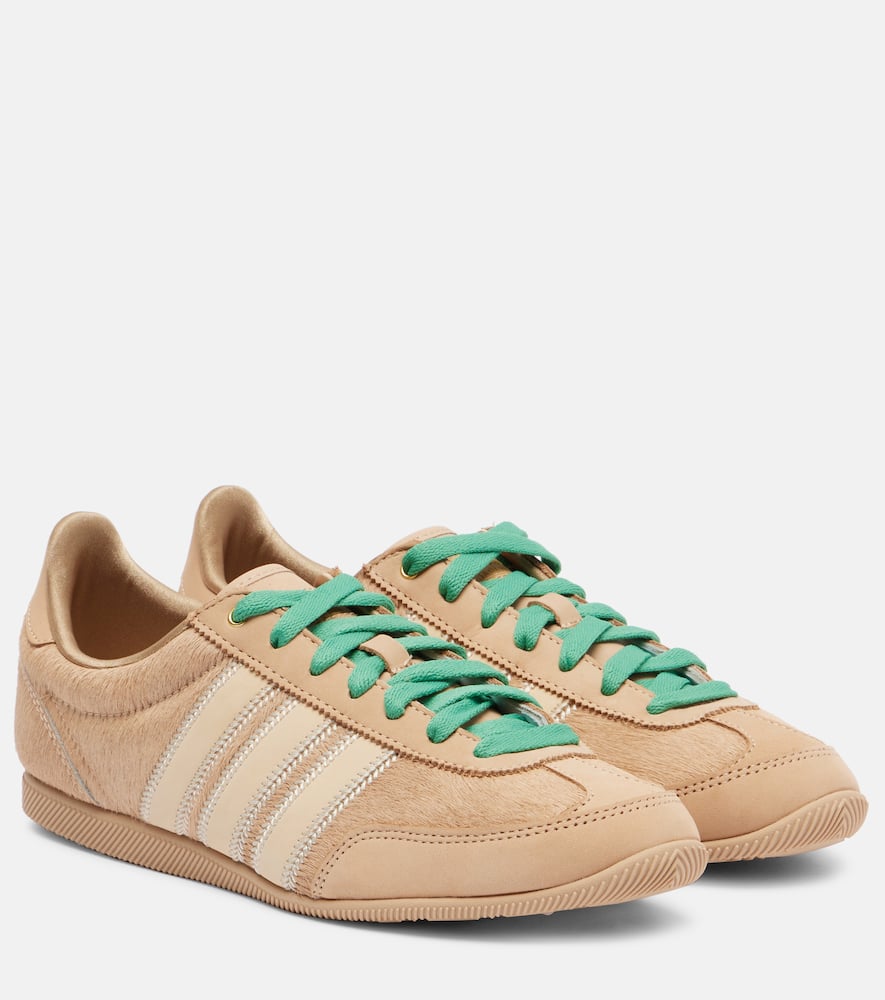 Кроссовки из телячьей шерсти с кожаной отделкой Adidas, Wonder Beige/Off White/Alumi