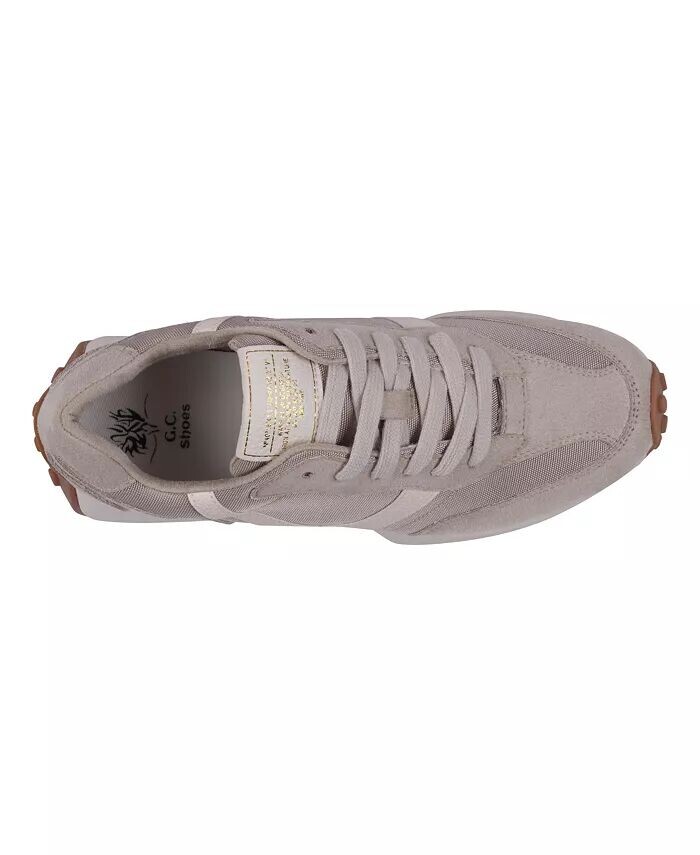 Женские кроссовки Howell Lace Up Retro GC Shoes, коричневый/бежевый — фото 4