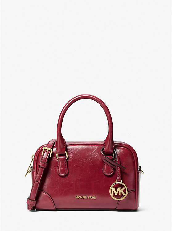 

Сумка-Трансформер Thompson очень маленького размера с потертостями Michael Kors, красный