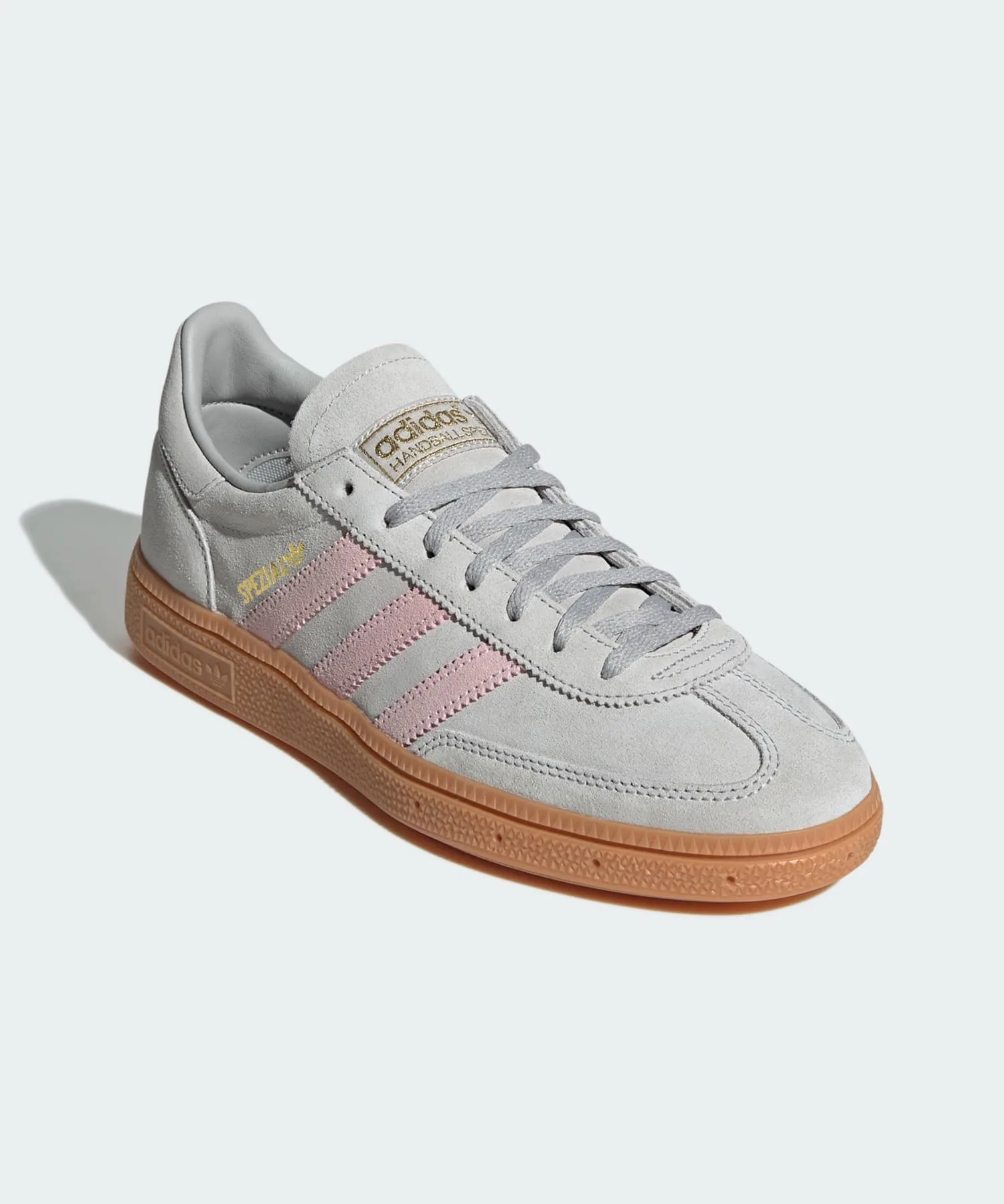 Кроссовки из натуральной кожи Handball Spezial adidas Originals коричневые — фото 4