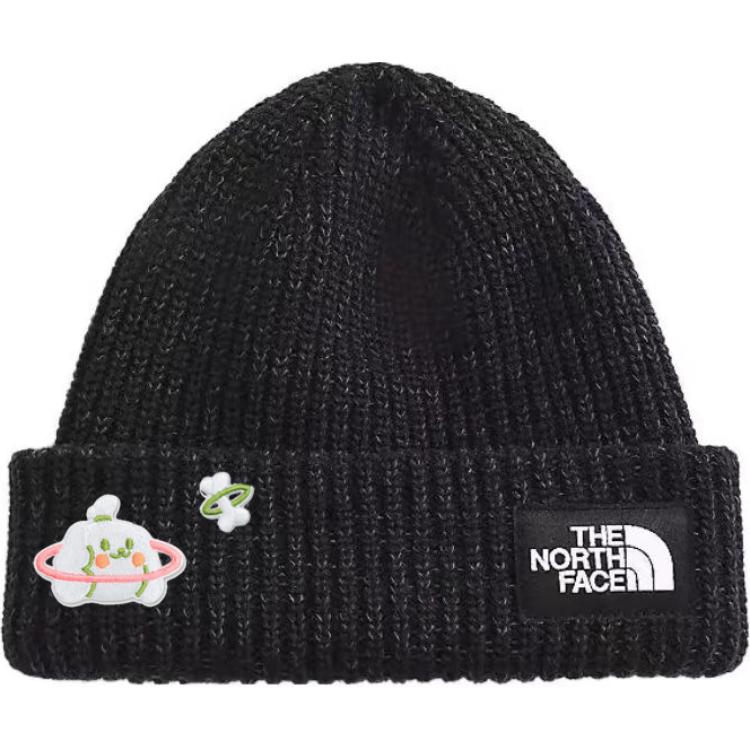 

THE NORTH FACE Полиэстеровая шапка унисекс черная, One Size Black Logo