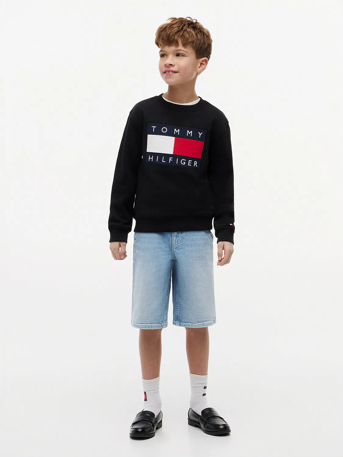 Брюки свободного кроя Tommy Hilfiger, Blue Denim — фото 3