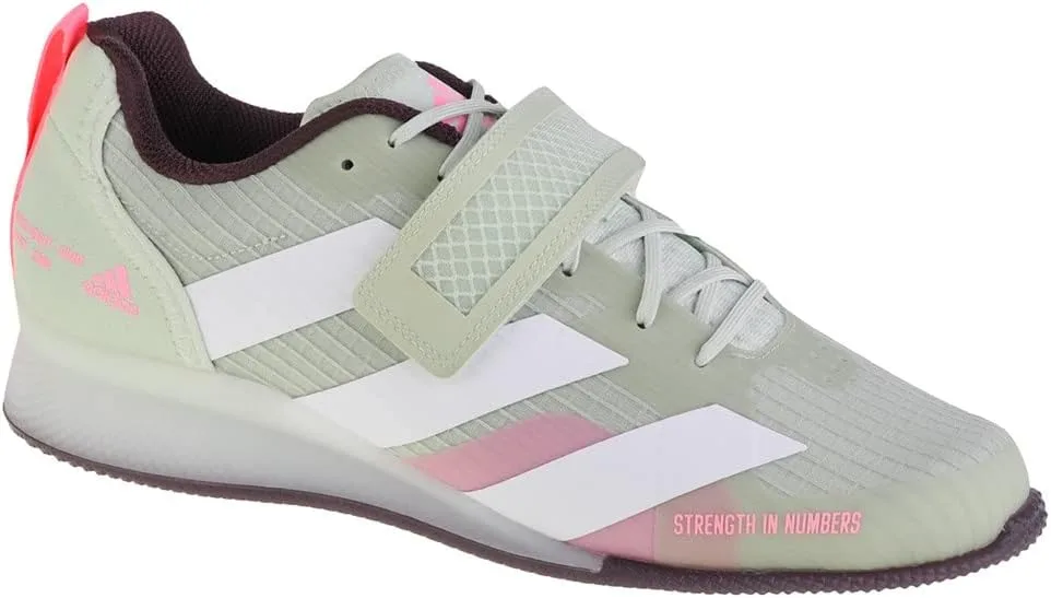 Кроссовки Adidas Adipower Unisex Weight Lifting 3 Cross Trainer, зеленый