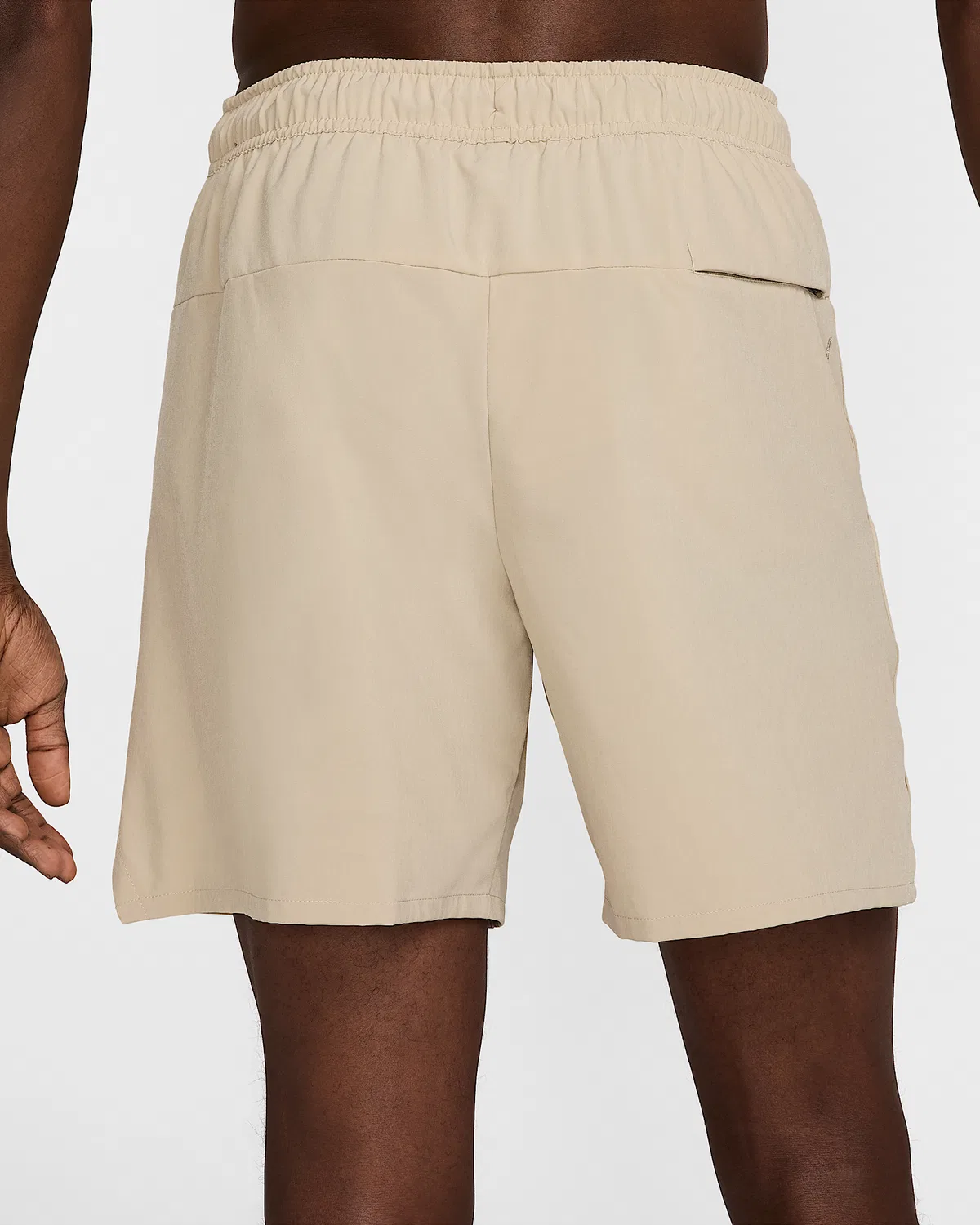 Мужские шорты Nike Unlimited Dri-FIT 7" Unlined Versatile, Desert Khaki/Black/Desert Khaki — фото 3
