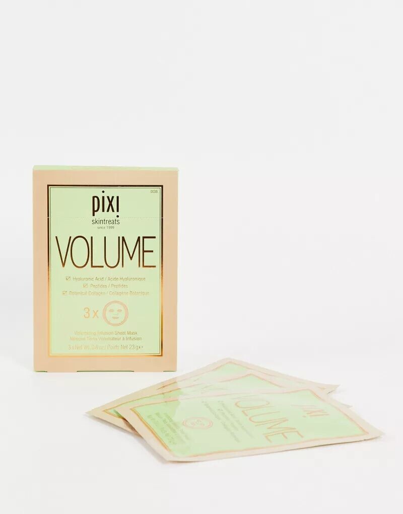 

Pixi – Тканевые маски для лица, повышающие выработку коллагена (3 шт.)