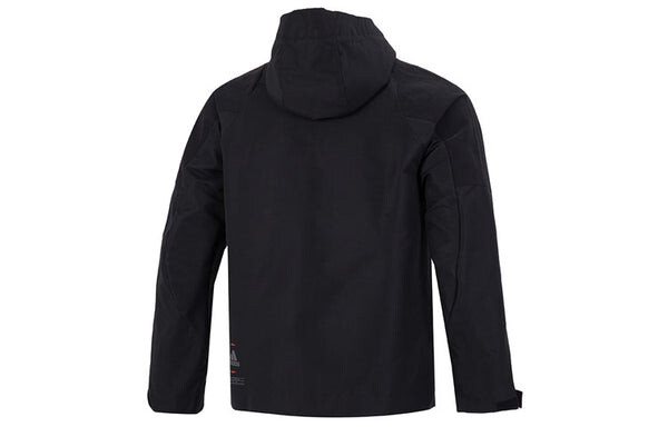 Куртка Men's adidas Th Commmtek Wvjk Solid Color Athleisure Casual Sports Hooded Jacket Black, черный — фото 2