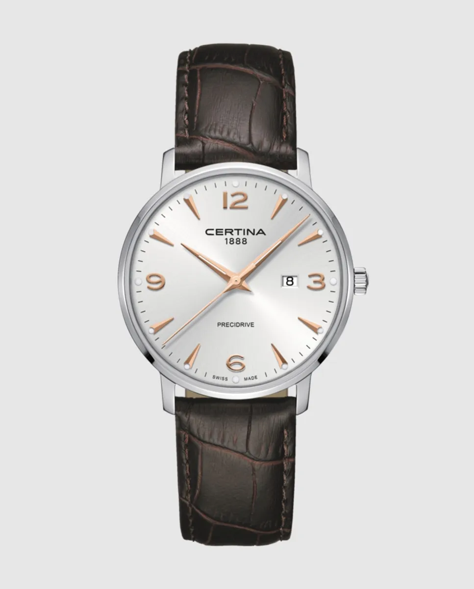 

Мужские часы Certina Urban C0354101603701 из коричневой кожи, коричневый
