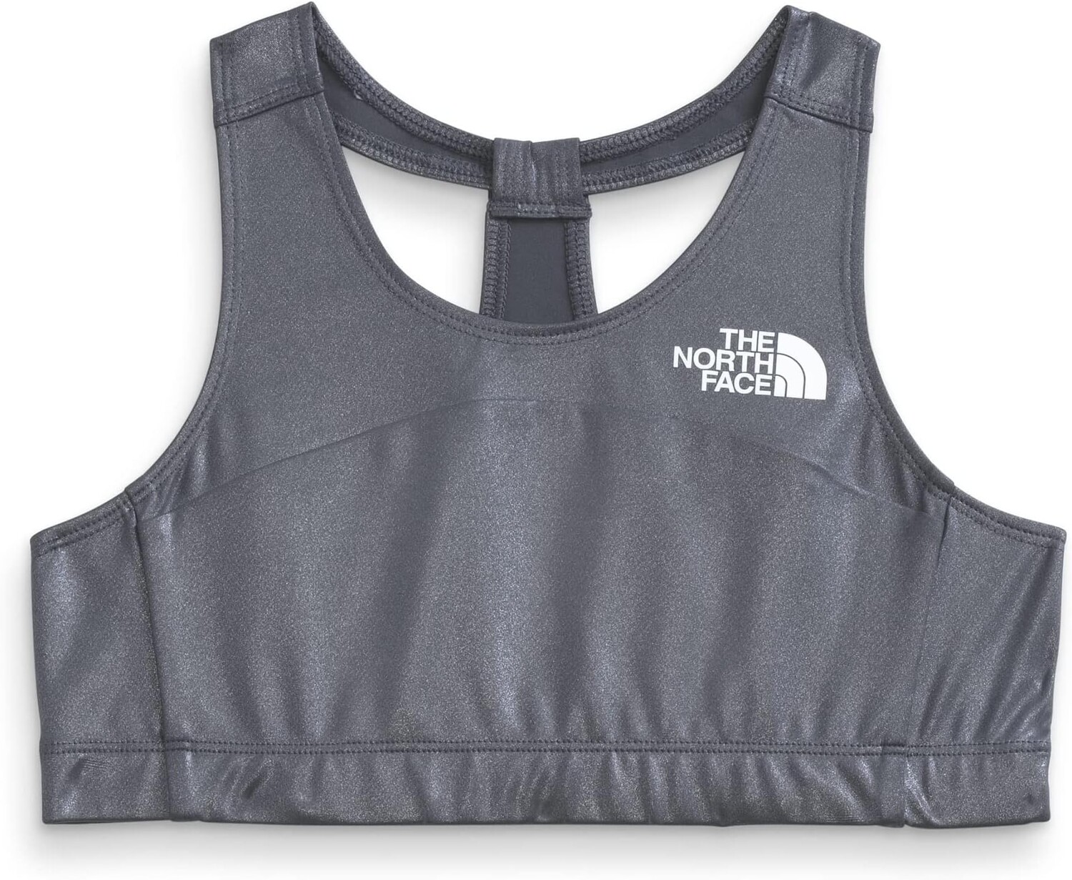 

Бюстгальтер The North Face Kids Printed Never Stop Bralette, цвет Vanadis Grey Foil