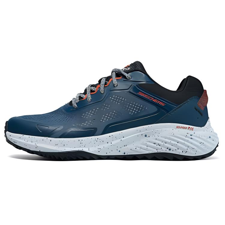 

Skechers Боундер Лоу Топ Кэжуал Раннин Сникерс Мужские Морской Синий, цвет Marine Blue