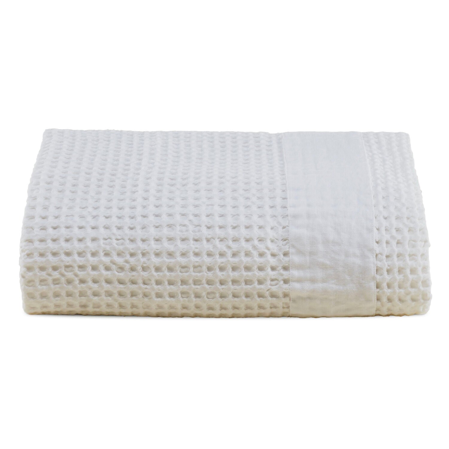 

Полотенце StoneWashed Honeycomb с льняной каймой - Jaspy Lisola Stone, устрица