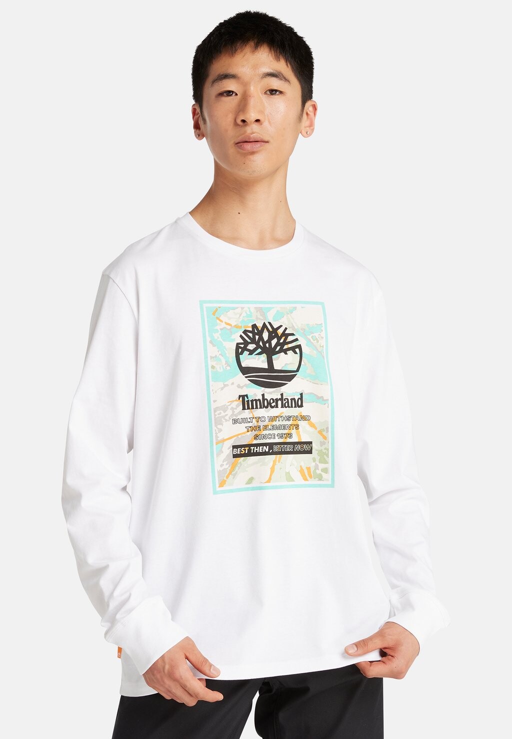 

футболка с длинными рукавами Ski School Stack Logo Timberland, белый